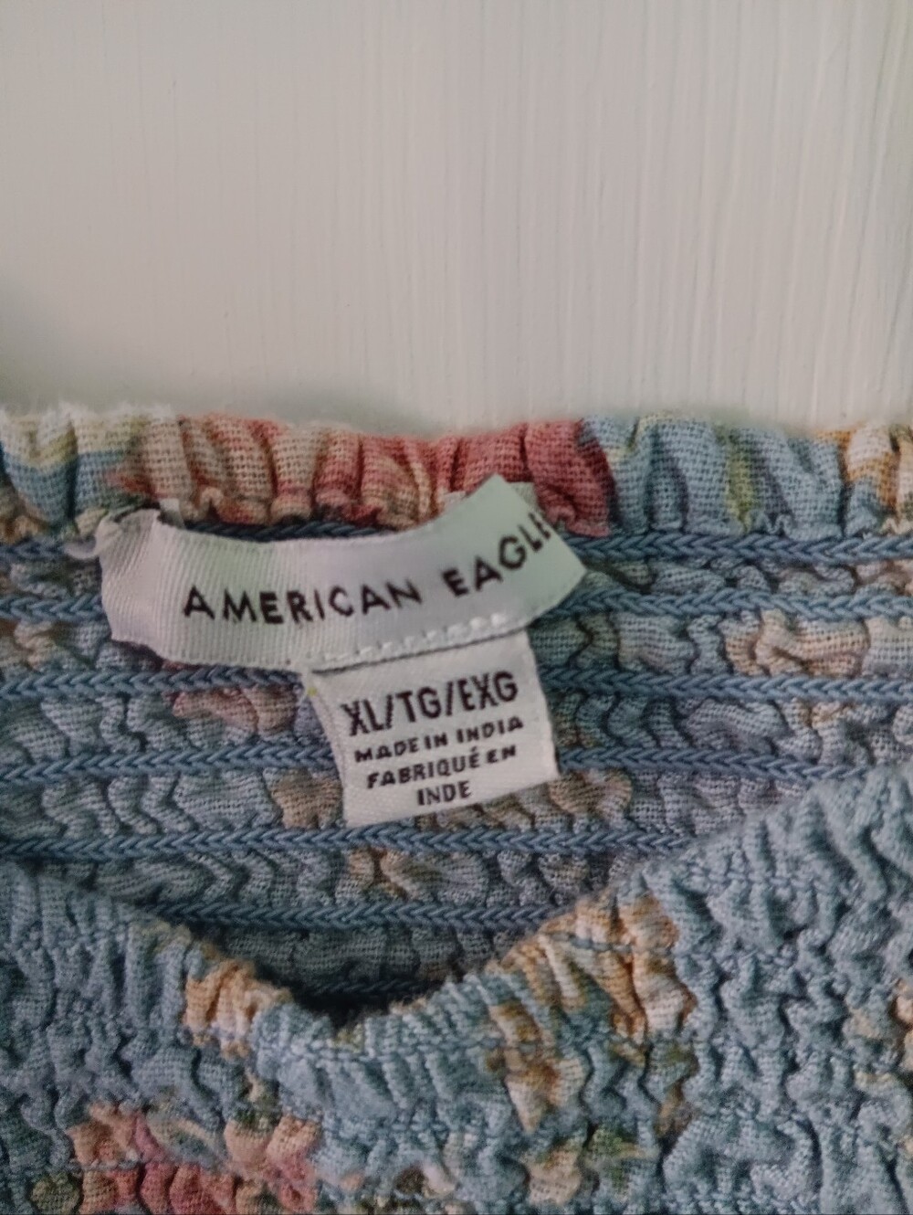 AE Linen Blend Crop Top XL - Picture 4 of 4
